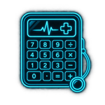 Ícone de Calculadoras Clínicas para Enfermagem