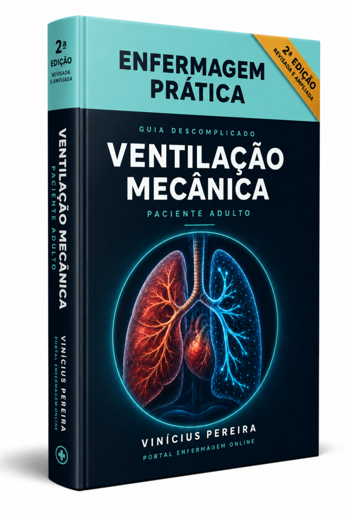 Capa do livro digital / ebook Ventilação Mecânica para Enfermagem, coleção Enfermagem Prática